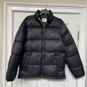 Black Puffer Coat, Men’s Size Medium, Like new!